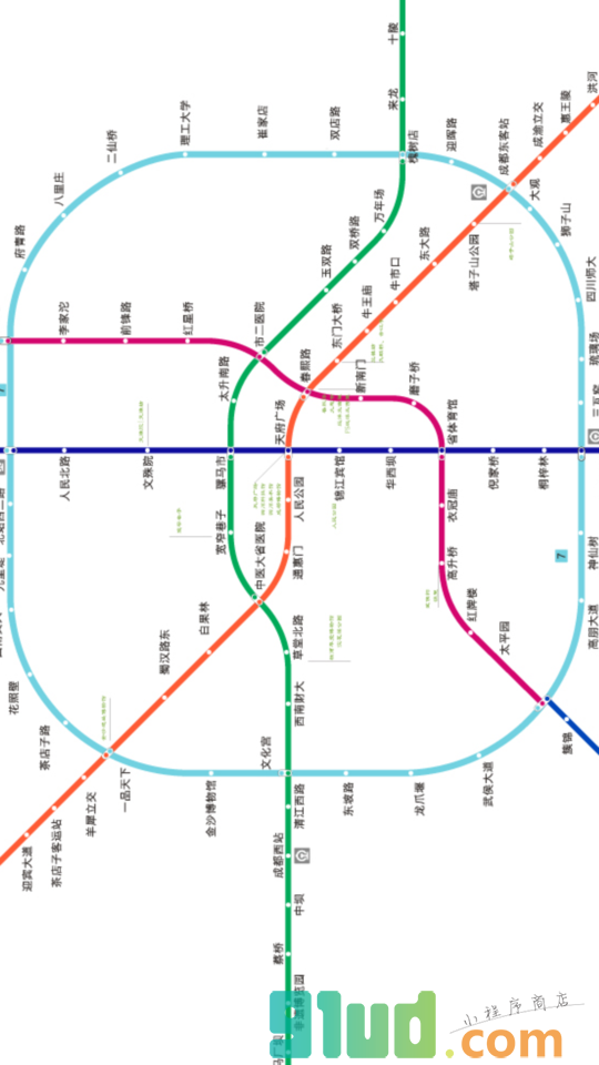 成都地铁图截图2