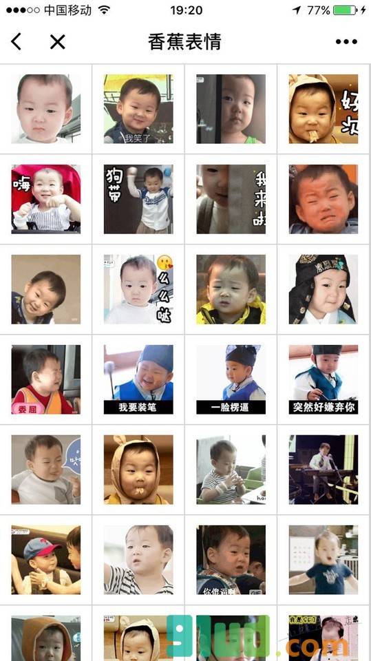 香蕉表情截图2